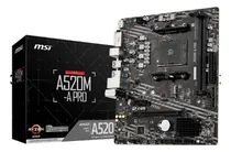 Comprar Placa-mãe Msi A520m-a Pro Am4 Matx Ddr4 Hdmi Dvi M.2 Upgrade