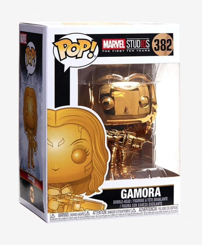 Figura Funko Pop! Gamora 382 Marvel Studios Gold Dorado