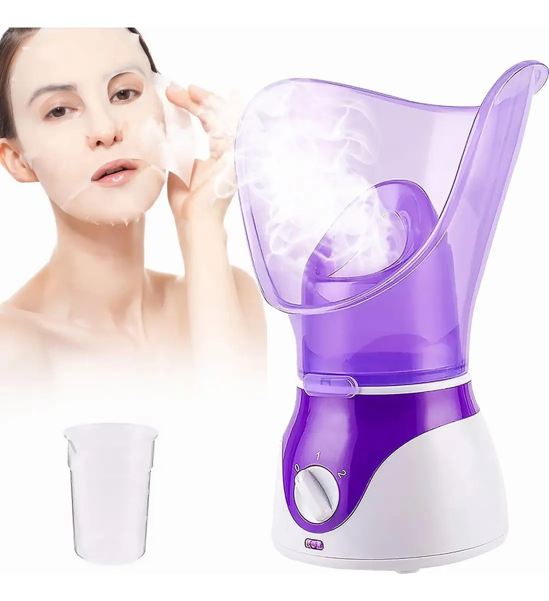 Vaporizador Facial Humidificador Iones Para Limpieza Piel