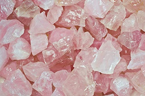 Fantasia Materiales: 1 Libra De Cuarzo Rosa En Bruto De Mada