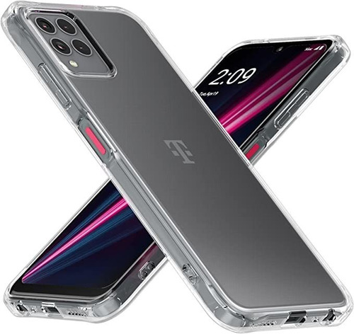 Funda De Teléfono Foluu Crystal Clear Para T-mobile Revvl 6