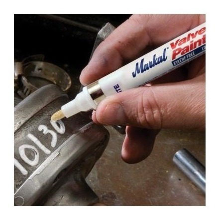 Imagen 4 de 10 de Marcador Fibra Pintura Fibron Markal Valve Action - Made Usa