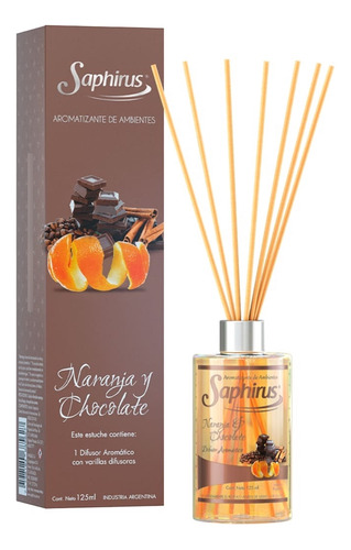 Difusor Saphirus Naranja Y Chocolate 125ml
