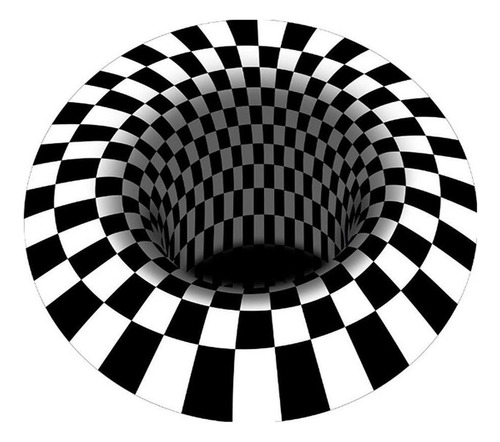 Zx 3d Remolino Impreso Áreas De Ilusión Óptica Alfombra