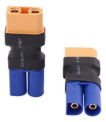 Pack 2 Adaptadores Ec5 A Xt90 Para Conexiones Eficientes