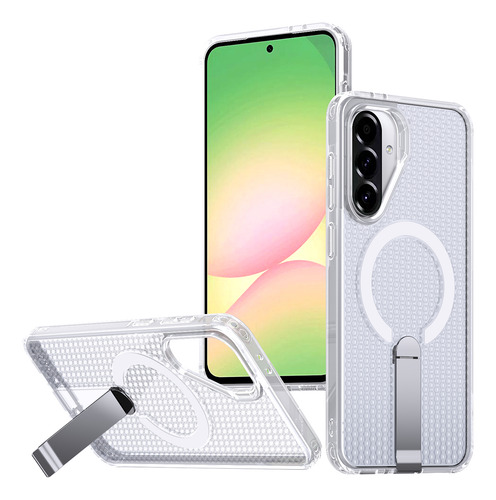 Funda De Teléfono Para Samsung Galaxy S25 Ultra Plus S24fe A16, A55, A56, Malla Magnética, Disipación De Calor, A Prueba De Golpes