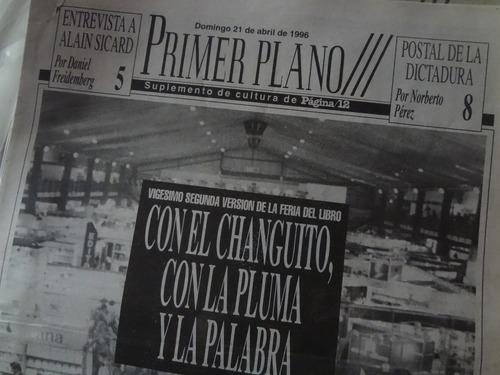 Primer Plano 1996 Feria De Libro Marcos Mayer Dictadura 