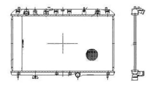Radiador Toyota Solara 2001 2.2 Lts Automatico