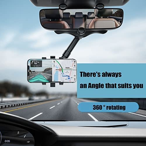 360°rotatable And Retractable Car Phone Soporte Rearview