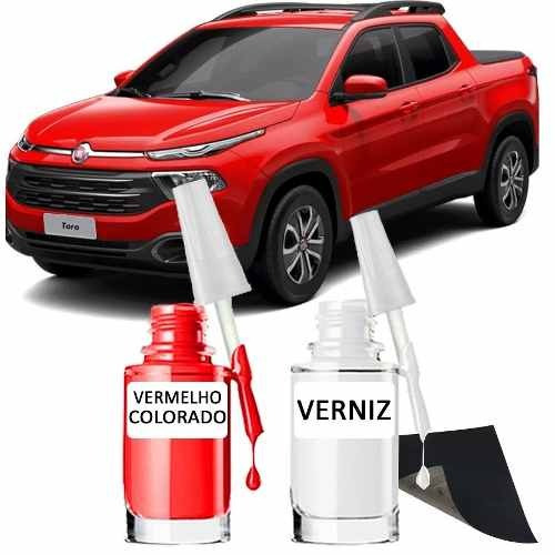 Tinta Tira Risco Automotiva Fiat Vermelho Colorado 15ml