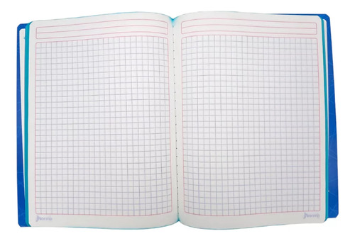 5 Cuaderno Profesional Cosido Norma Color 100h Raya C7 Blanc