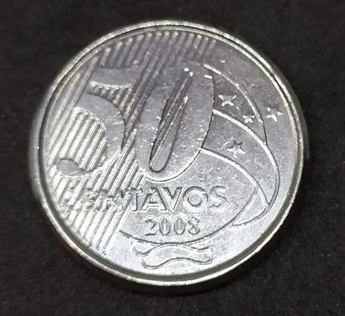 Brasil - Moneda De 50 Ctvs. - Año: 2008