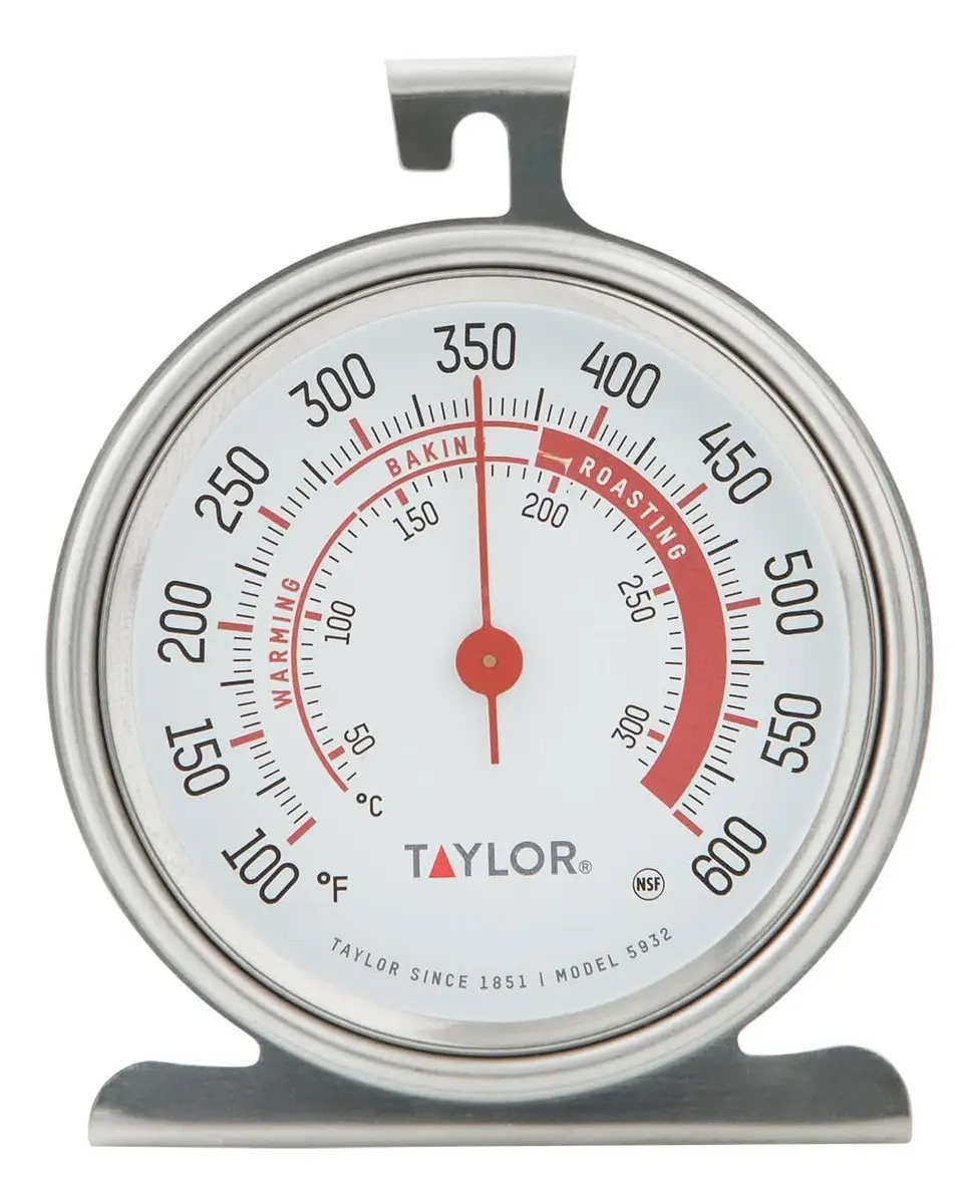 Taylor 5932 Termómetro Para Horno De Cocina Con Esfera Gr