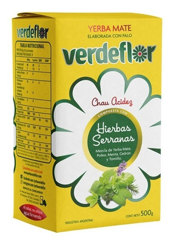 Imagen 5 de 7 de Yerba Mate Mix Verdeflor 500 Gr (x6) - Quetequieres