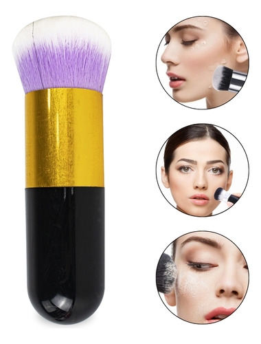 Pincel Pompom Espanador Maquiagem Base Blush Pó Unha Acrigel