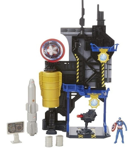 Torre Avengers Miniverse Playset Cuartel Capitán América (Usado)