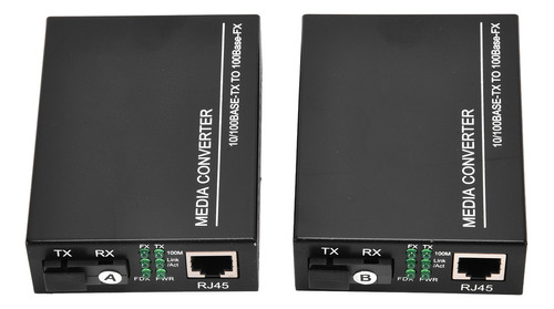 Transceptor De Fibra Óptica Ethernet Media Converter Sc/fc