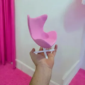 Living De 2 Butacones Y Mesa Ratona Compatible Barbie Silla