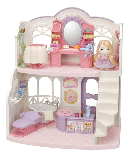 Calico Critters Peluquería Con Estilo De Pony, Juego De Casa