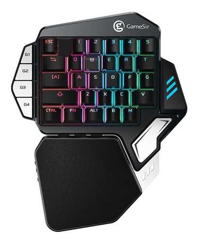 Teclado Mecánico De Una Mano Gamesir Z1 Kailh Blue