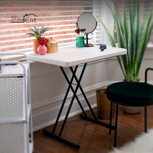 Imagen 8 de 8 de Mesa Plegable De Servicio Ajustable Resistente Hogar