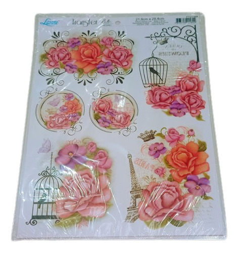 Papel Transfer Para Decoupage Litoarte  - Ptg1-008