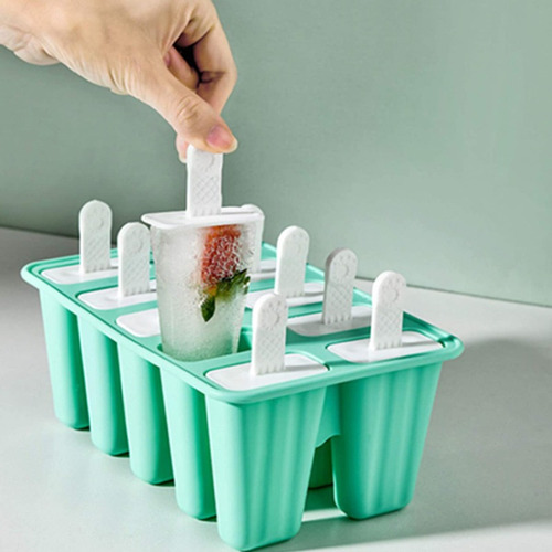 Molde De Paletas De Helado De Silicona Diy