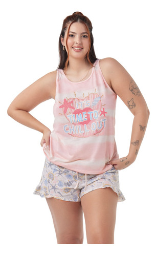 Pijama Musculosa Short Verano So Seagirl So Pink 11683