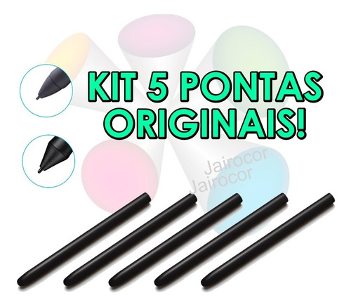 Kit 5x Pontas Para Caneta Mesa Digitalizadora Wacom Original