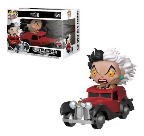 Funko Pop Cruella De Vil In Car De Disney 101 Dalmatas