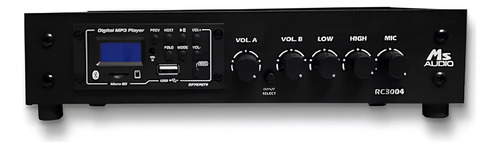 Amplificador De Som Ambiente 300w Rc3004 - Ms Audio