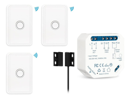 Abridor Puerta Garaje Inteligente Wifi Controlador Sensor Rf