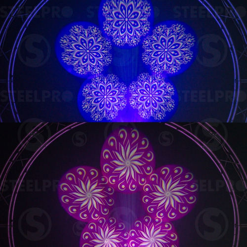 Imagen 8 de 10 de Cabeza Móvil Spot 120w Prisma 5 Caras Aro Smd Case Steelpro
