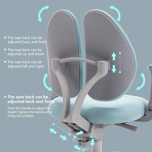 Dyhome Silla De Escritorio Ergonómica Para Niños, Silla De