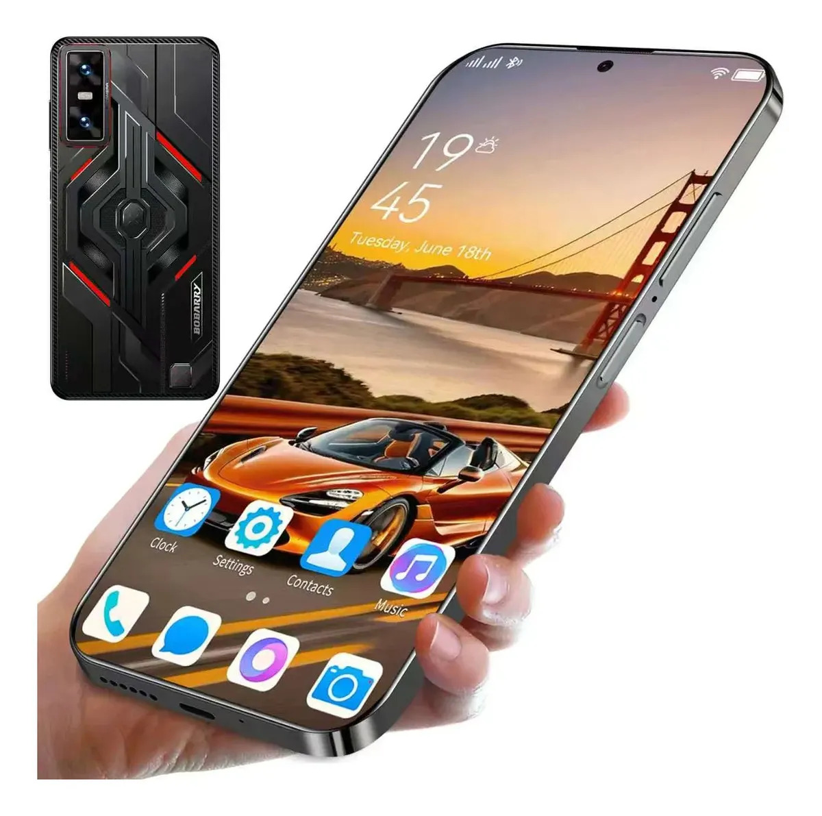 Gt30 Pro Dual Sim 5g Smartphone 2026 Celulares El Más Popular Intelligent Ram 16gb / 512gb Dimensity 9400 Súper Barato Telefonía 6.78 Pantalla Android 14 Huella Dactilar Con Cargador