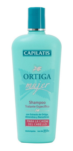 Capilatis Ortiga Mujer Shampoo Caida Almendras Y Nanosferas