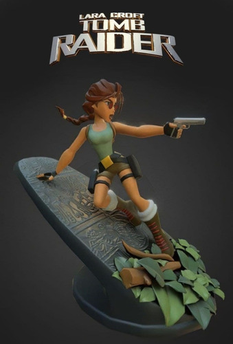 Archivo Stl Impresión 3d - Tomb Raider - Lara Croft Classic 