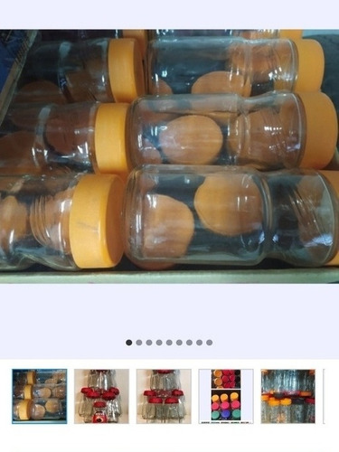 Frascos Vidrio Oferta 2x1 Elegi Deco Arte Souvenirs Cocina (Usado)