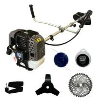 Comprar Desbrozadora Desmalezadora A Gasolina 52cc 2.5hp Black Wiro By Power Hunt Con Disco Cabezal Y Cuchilla
