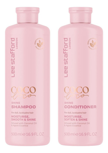 Pack Shampoo Y Acondicionador Coco Loco Lee Stafford 500 Ml