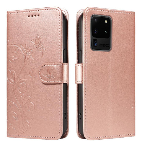 Funda For Samsung Galaxy S20 Ultra Cartera Teléfono Alta