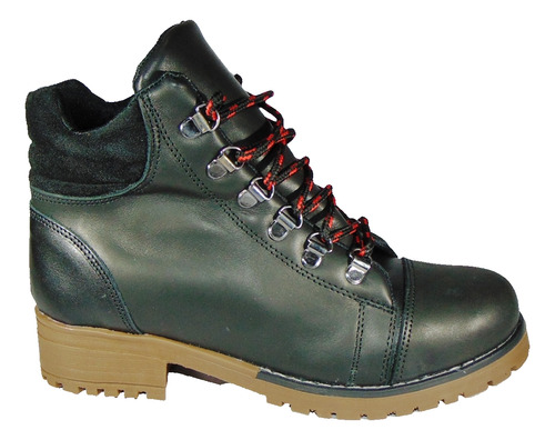 Borcego Cuero Legitimo Alpino Base Tekking 35-40 Art 750