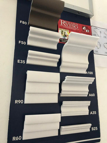 Imagen 4 de 8 de Molduras Decorativa De Poliestireno E35 Techo Cielorraso