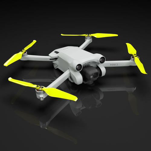 4 Helices Master Airscrew Amarillo Para Dji Mini 3 Y 4 Pro
