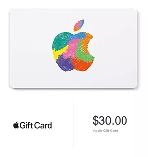 Tarjeta Gift Card Apple - Itunes 30 Usd - Solo Eeuu