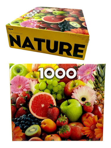 Rompecabezas Puzzle 1000 Piezas Temática Frutas Para Regalar