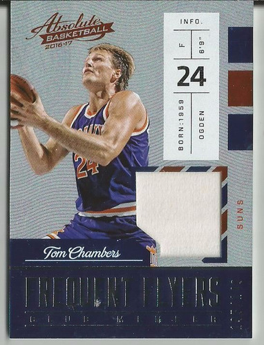 2016-17 Absolute Frequent Flyers Jersey Tom Chambers /149
