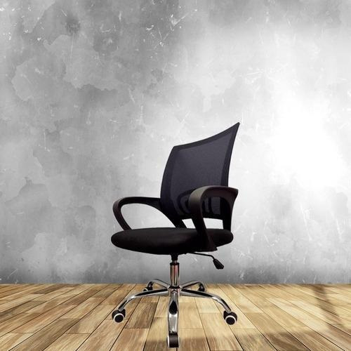 Silla Ejecutiva De Oficina Ergonomica Estilo Moderno Negro
