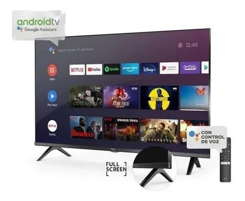 Smart Tv Android Tcl 40 Fhd Pulgadas L40s65a Control Por Voz