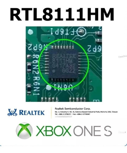 Ic De Red Chip 8111hm Realtek Rtl8111hm Xbox One S